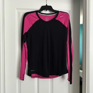 Nike dri-fit running shirt. Size large. Long sleeve.